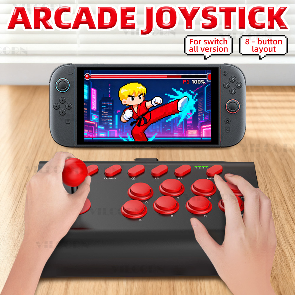 Arcade Stick Joystick - 8-Button Arcade Stick For Nintend Switch