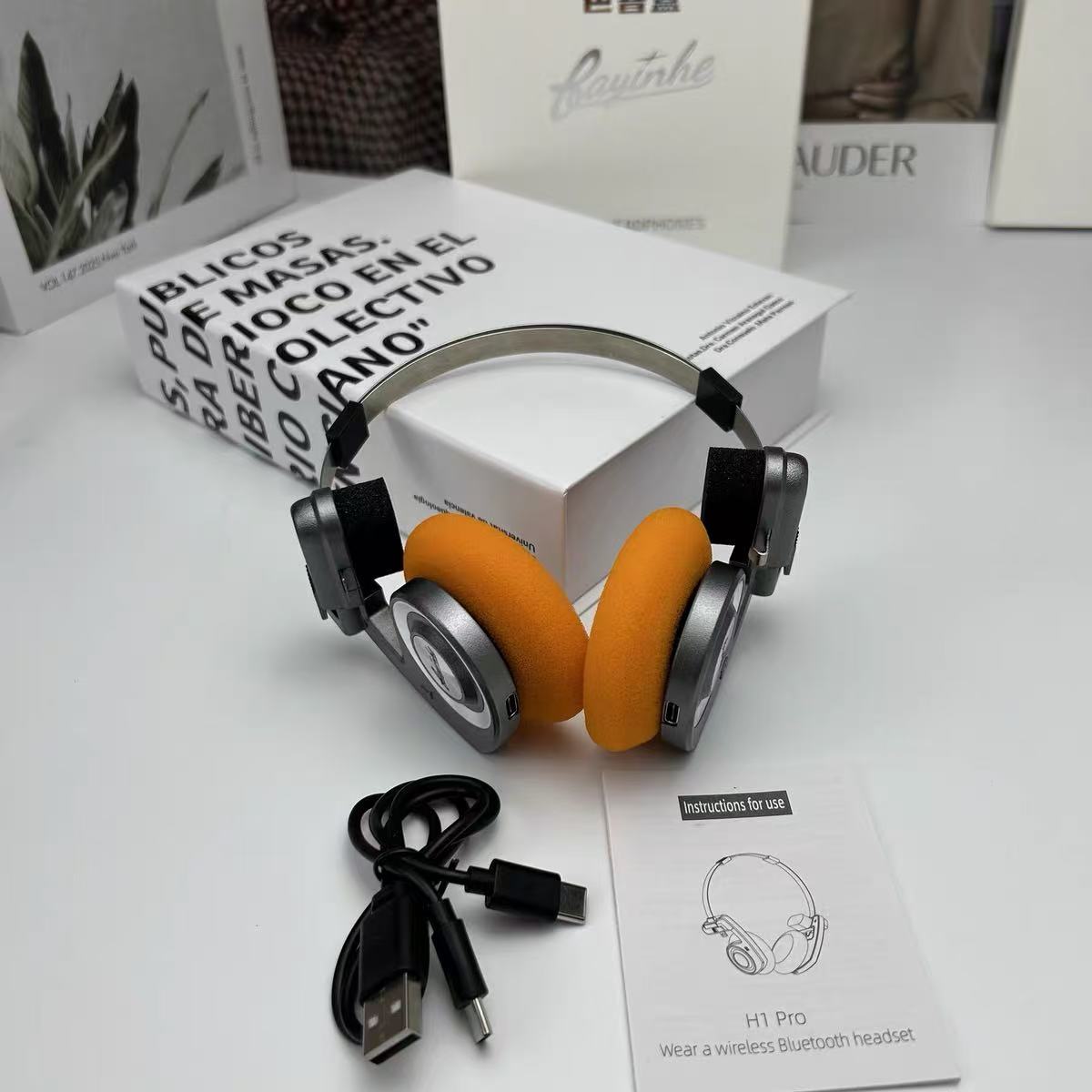 Retro Gaming Headset - Retro Foldable Bluetooth Wireless Headphones HIFI