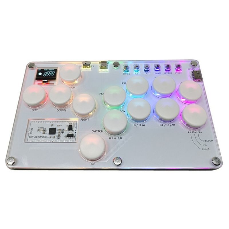 Arcade Stick Joystick - ABZZ-SKY2040PLUS 13-Key Arcade Game Controller Hitbox