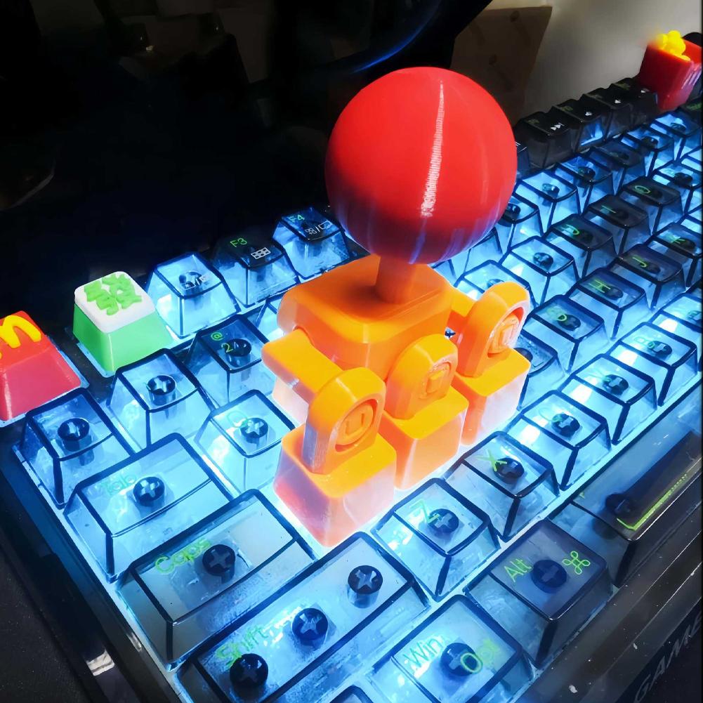 Arcade Stick Joystick - 3D Printed Mechanical Keyboard Joystick, External