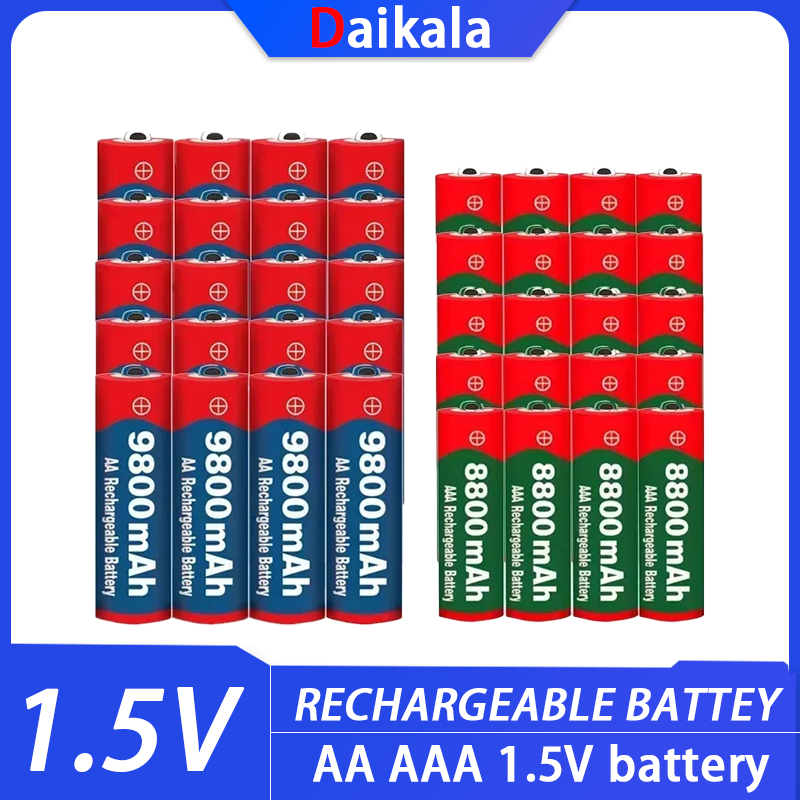 Rechargeable Battery Aa - 2026 Rechargeable Batteries New 1.5V AA