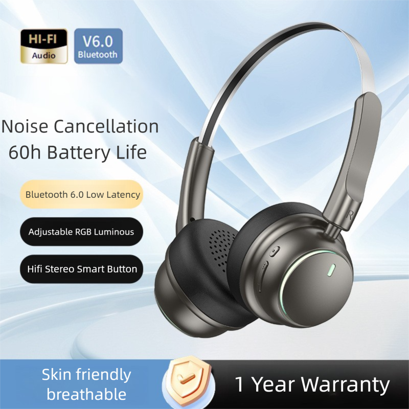 Retro Gaming Headset - Head Mounted Wireless Bluetooth 6.0 Retro