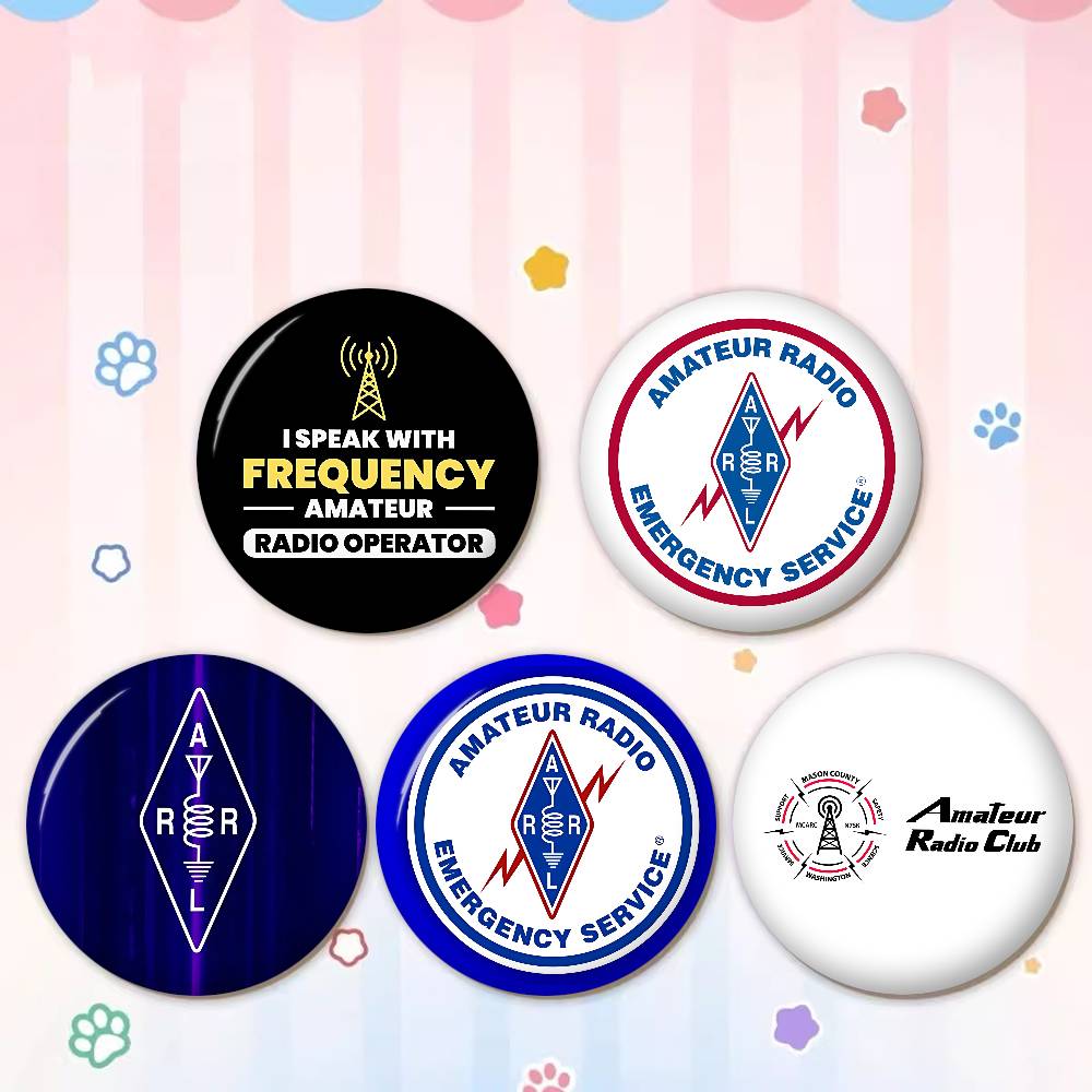 Retro Gaming Fun - Licensed H-Ham Retro Radio New Brooches