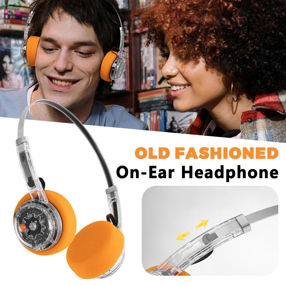 Retro Gaming Headset - Original Bluetooth6.0 Wireless Headphones Transparent Retro