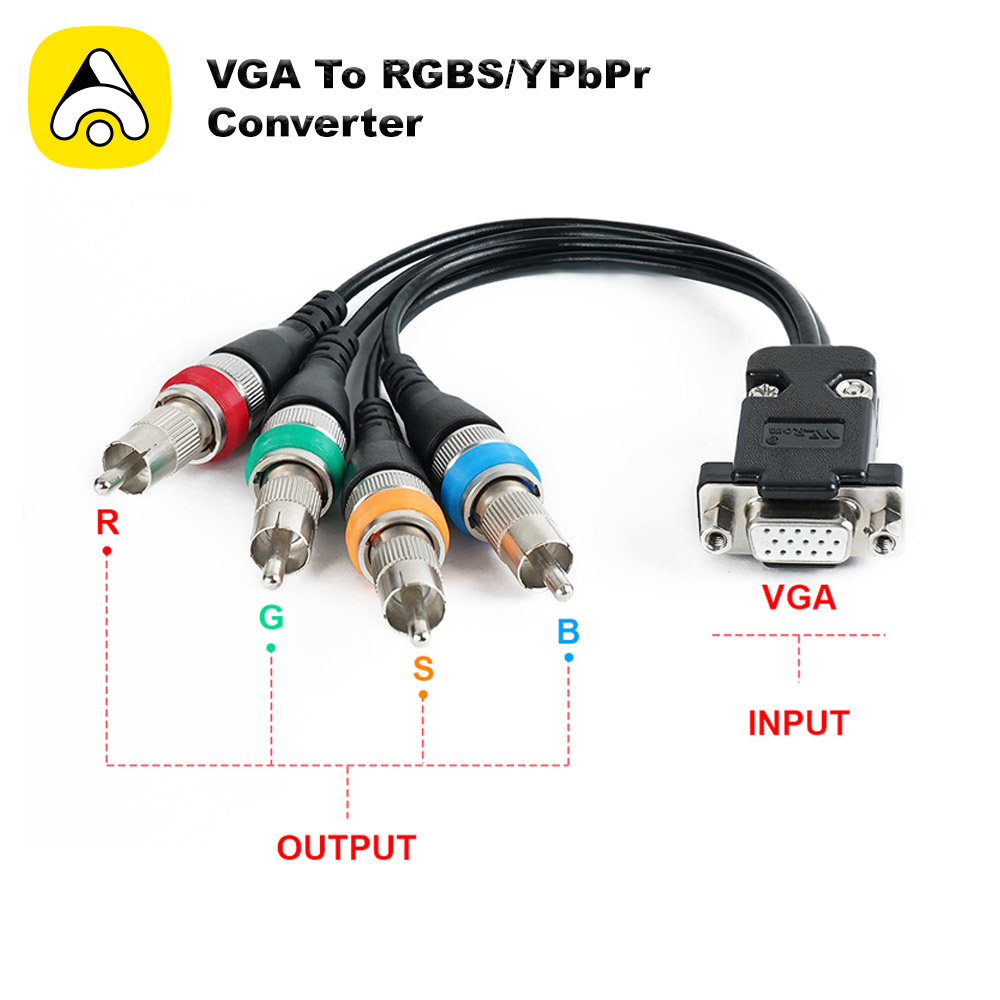 VGA To RGBS/YPbPr Converter Fo - Retro Gaming Raspberry Pi 评论和价格