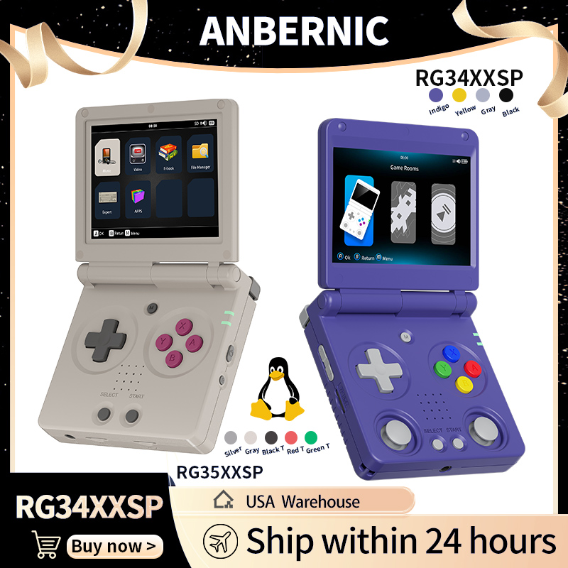Anbernic RG34XXSP RG35XXSP Fli - Retro Gaming Anbernic 评论和价格