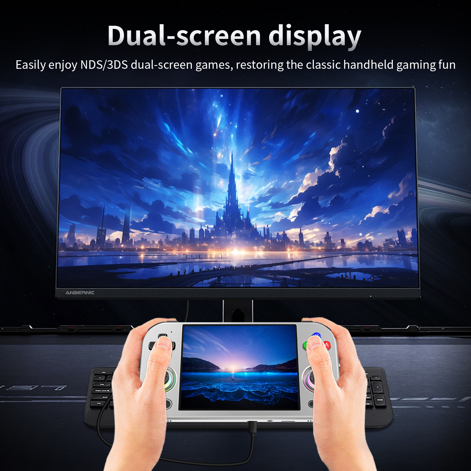 ANBERNIC RG477M RG Slide Retro - Retro Gaming Arcade Console 评论和价格
