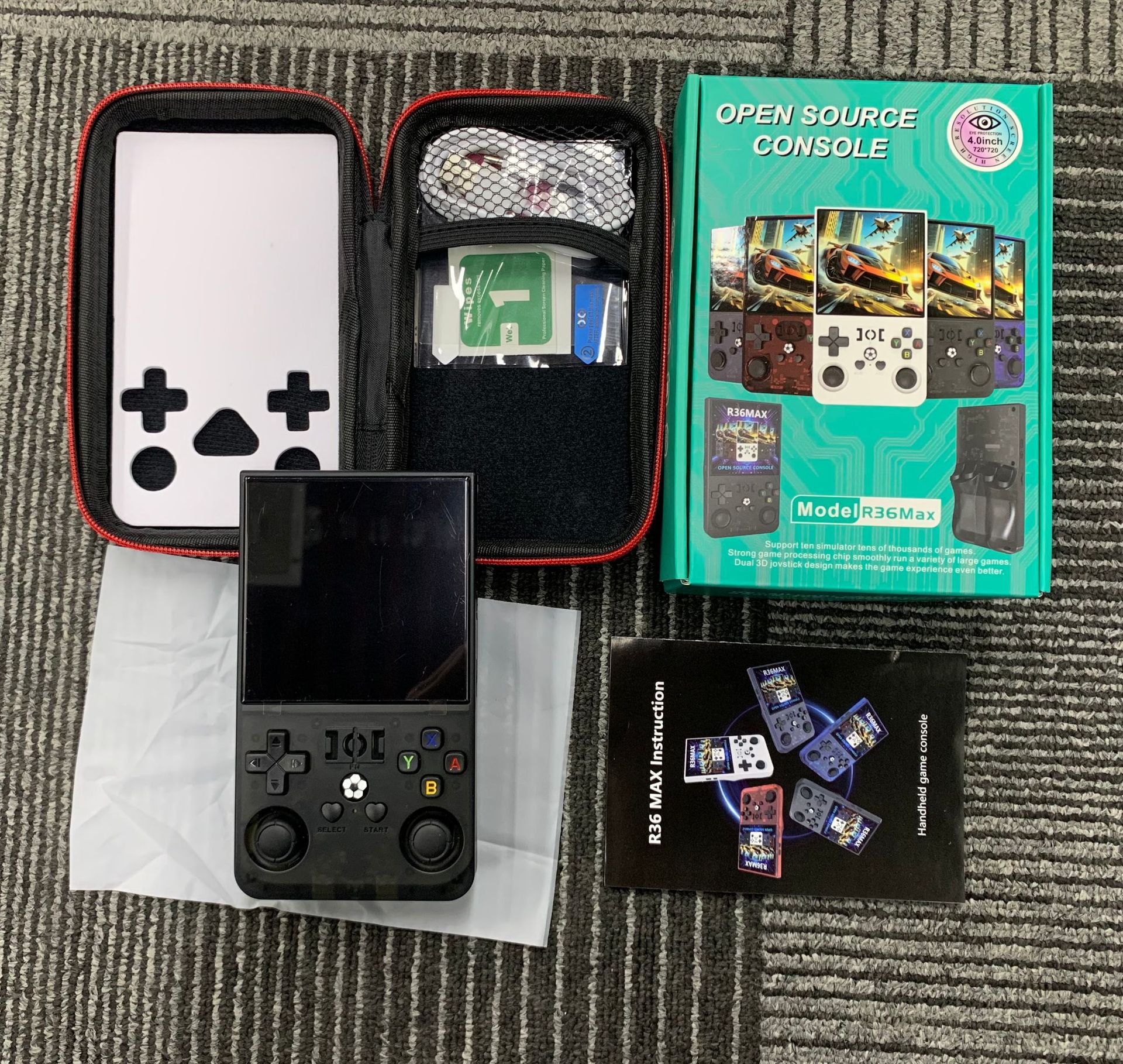 FLLBW R36 Max R36PRO Retro Gam - Retro Gaming Arcade Console 评论和价格