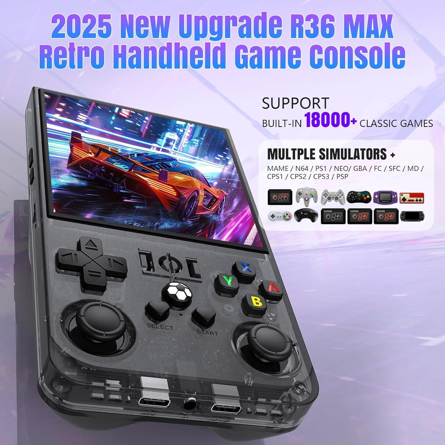 FLLBW R36 Max R36PRO Retro Gam - Retro Gaming Arcade Console 评论和价格
