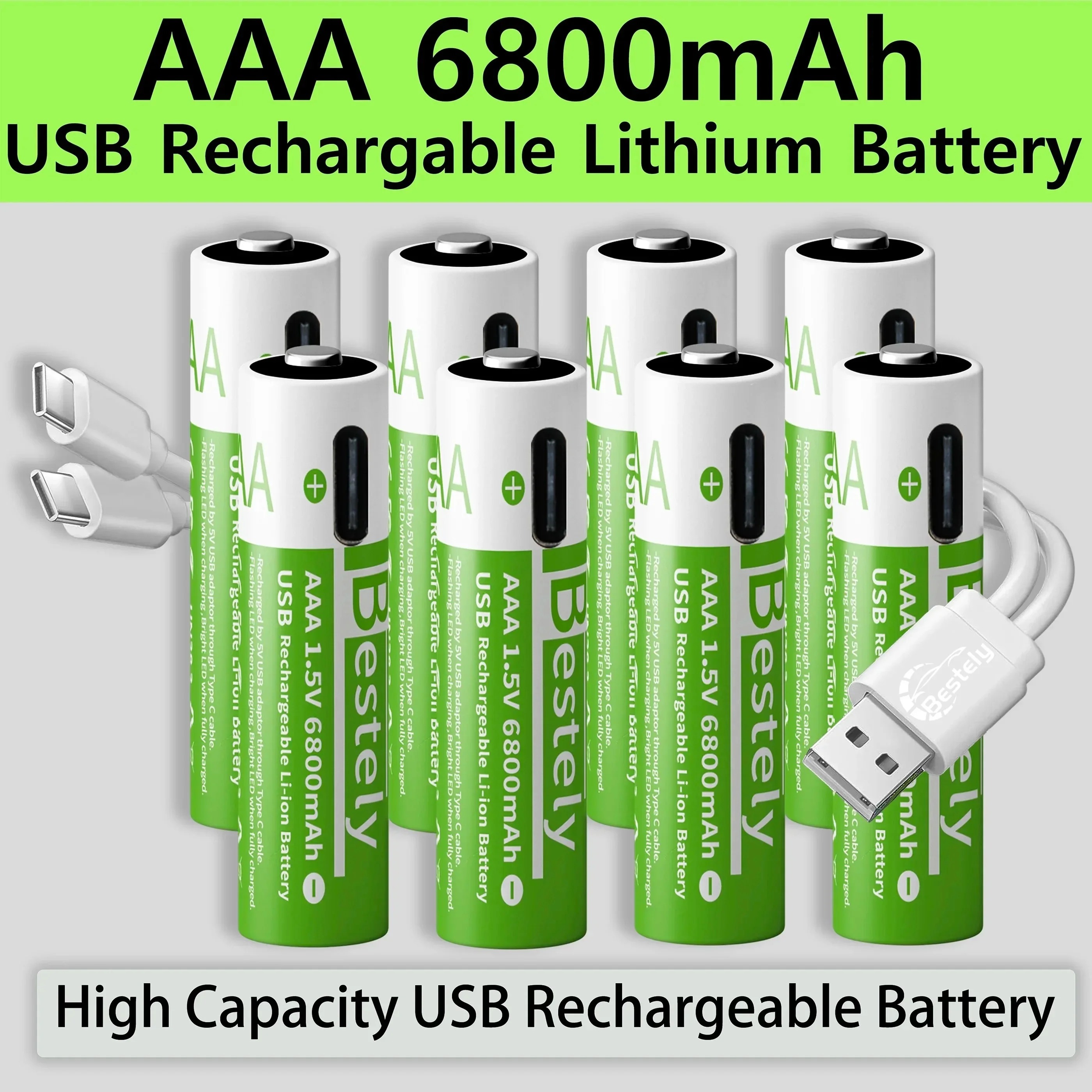 New Rechargeable 1.5v AAA Lith - Rechargeable Battery Aa 评论和价格