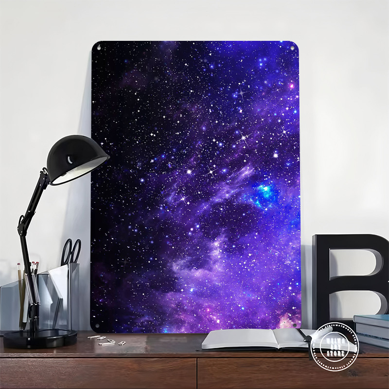 Purple Space Starry Sky Printe - Retro Gaming Space 评论和价格