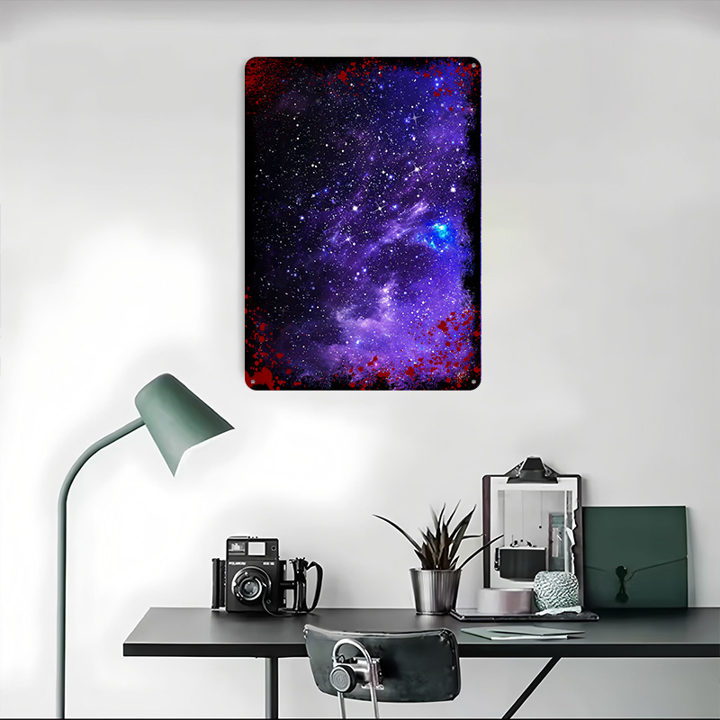 Purple Space Starry Sky Printe - Retro Gaming Space 评论和价格