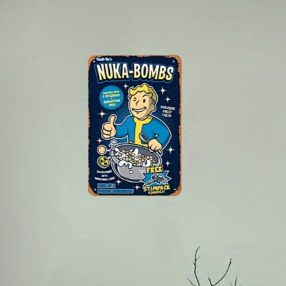 Vault-Tec Nuka-Bombs Metal Wal - Retro Gaming Vault 评论和价格