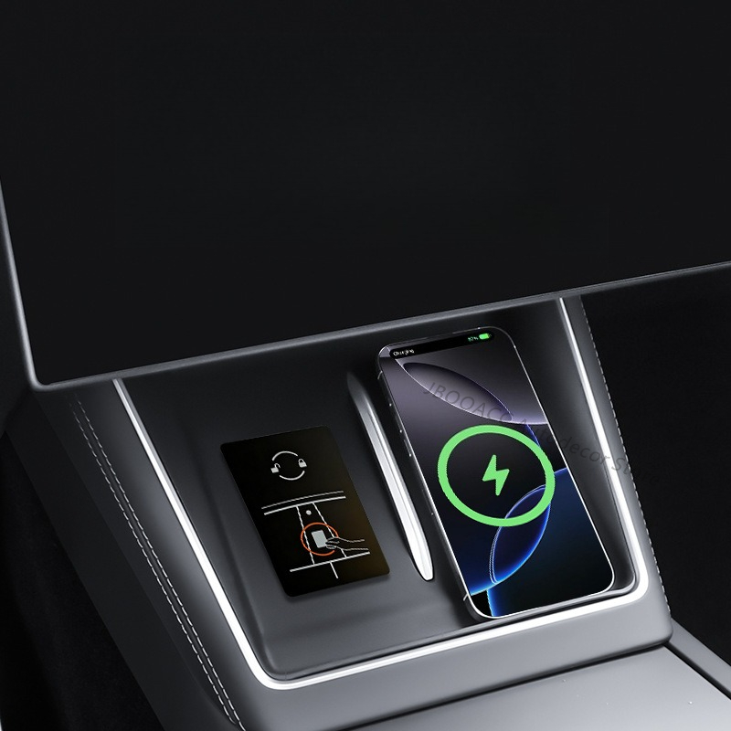 For Tesla Model YL Wireless Ch - Console Dust Cover 评论和价格