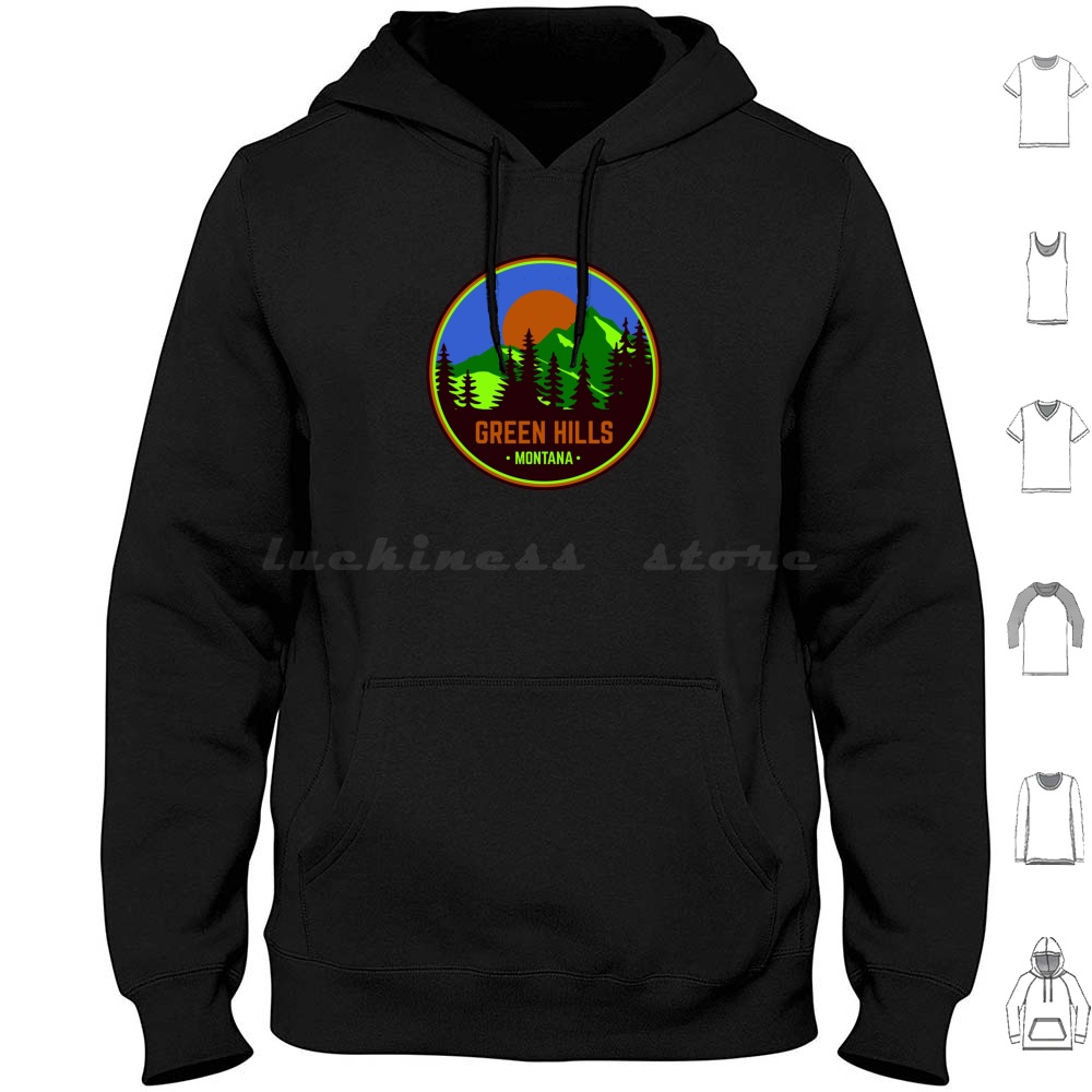 Green Hills Montana Hoodies Lo - Retro Gaming Zone 评论和价格