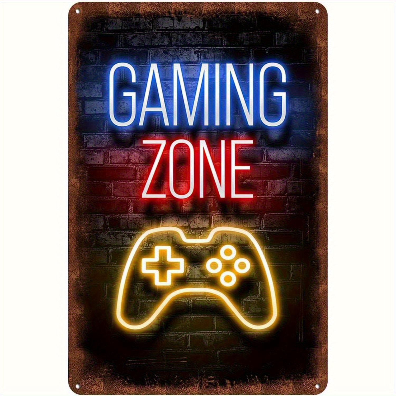 Vintage Gaming Zone Metal Tin  - Retro Gaming Zone 评论和价格