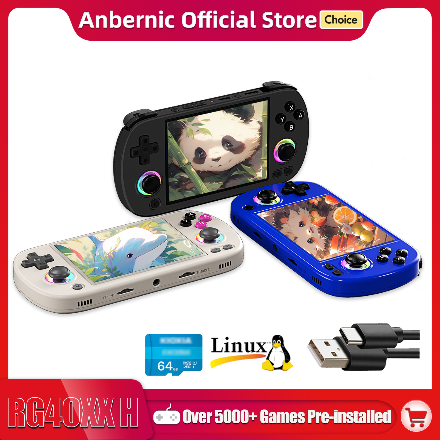 ANBERNIC RG40XX H Handheld Gam - Retro Gaming Anbernic 评论和价格