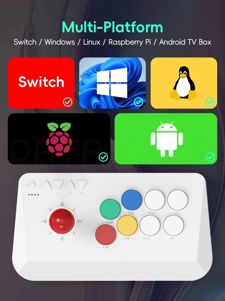 DATA FROG Y5A Arcade Stick for - Arcade Stick Joystick 评论和价格