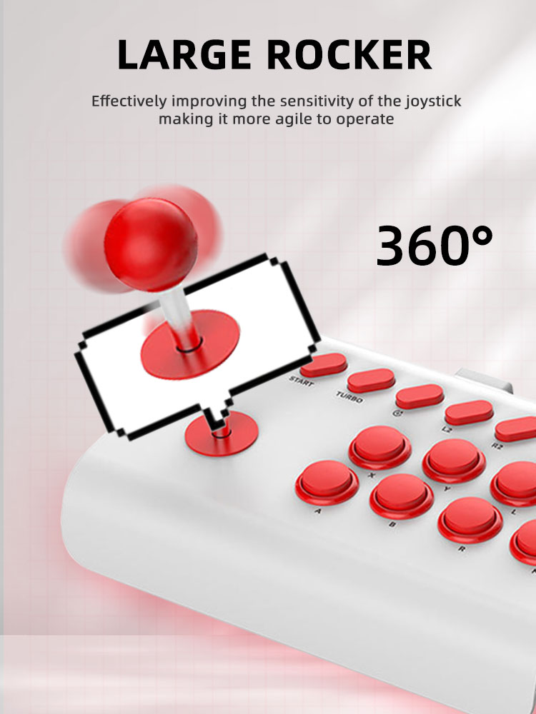 8-Button Arcade Stick For Nint - Arcade Stick Joystick 评论和价格