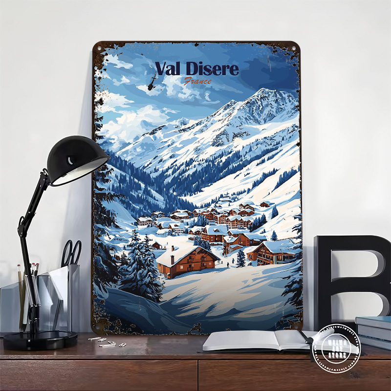 Val Disere France Poster Custo - Retro Gaming France 评论和价格