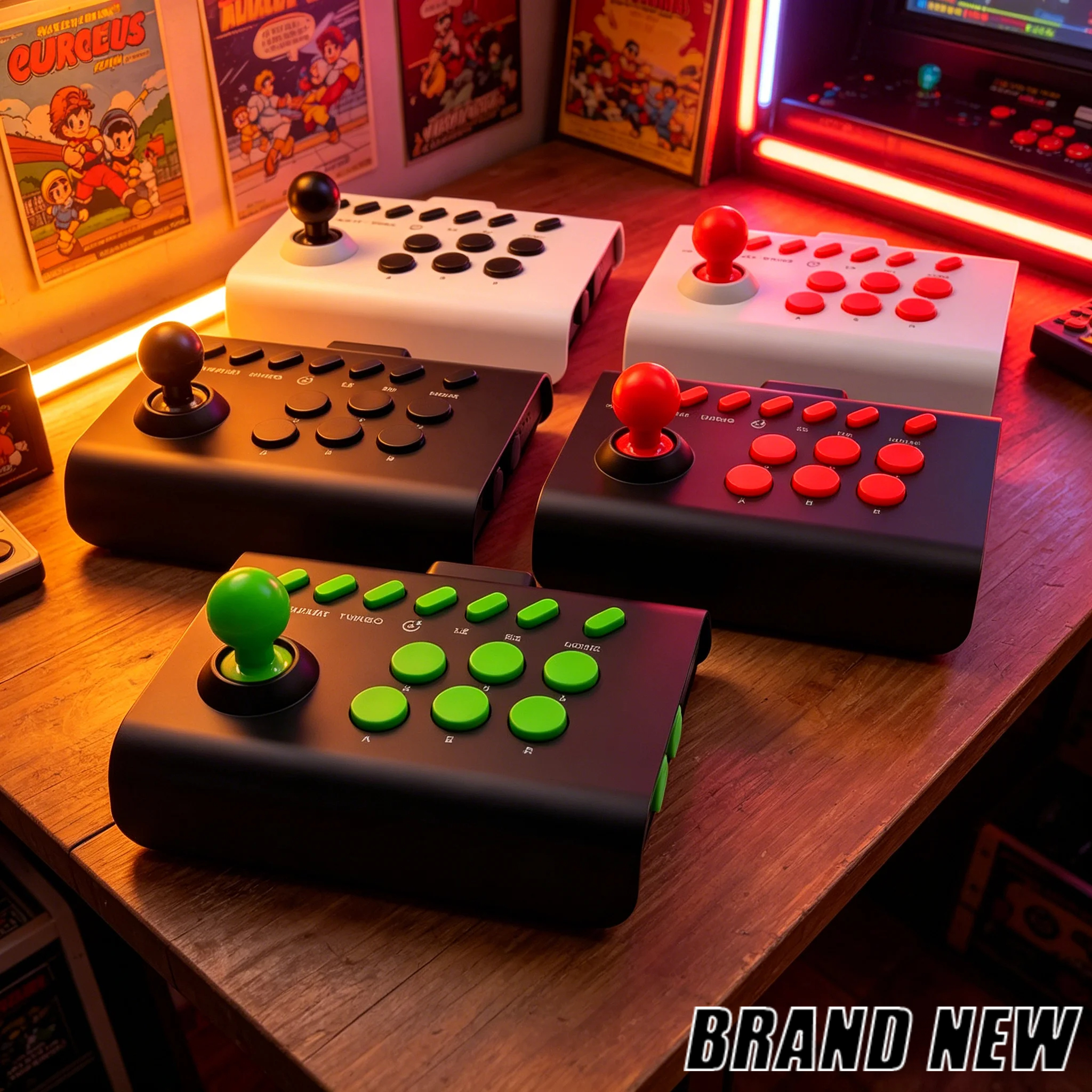 VILCORN Y01 Wireless Arcade Fi - Arcade Stick Joystick 评论和价格