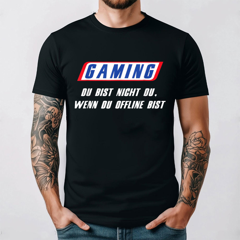 Funny German T Shirt Gaming Du - Retro Gaming Ideas 评论和价格