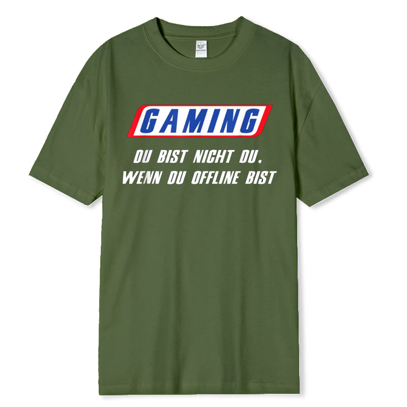 Funny German T Shirt Gaming Du - Retro Gaming Ideas 评论和价格