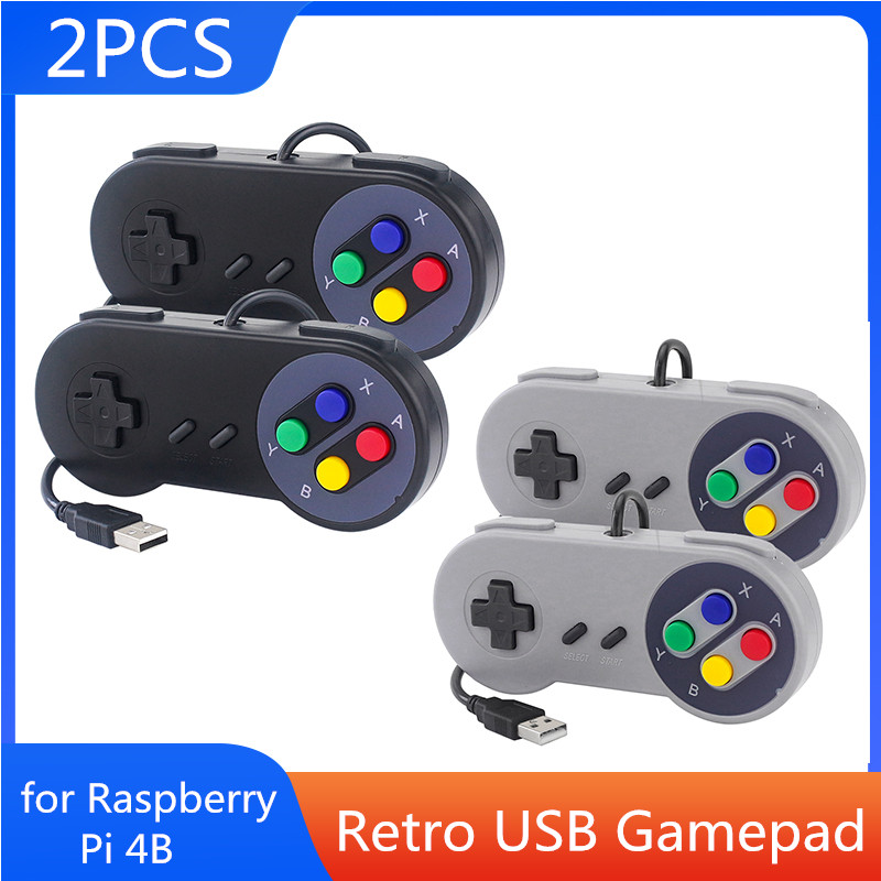 2PCs USB Gamepad Retro Gaming  - Retro Gaming Raspberry Pi 评论和价格