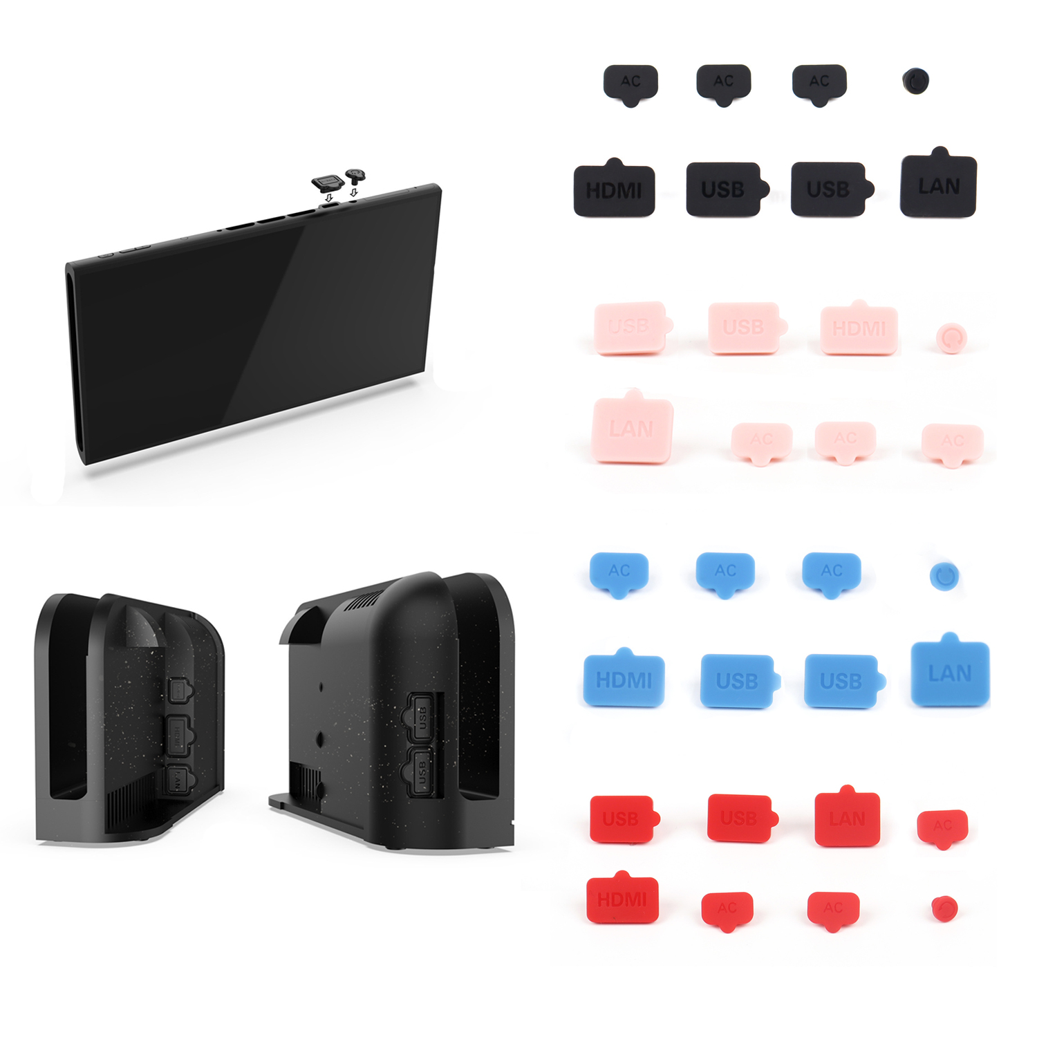 Anti-Dust Plug Silicone USB HD - Console Dust Cover 评论和价格