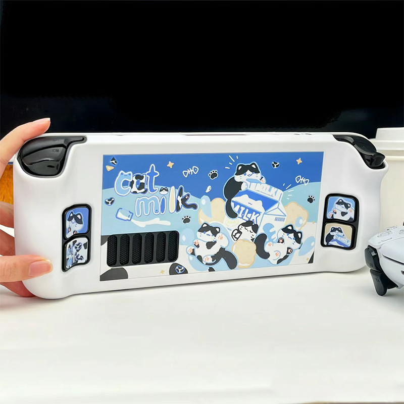 Cartoon Milk Cat Protective Ca - Console Dust Cover 评论和价格