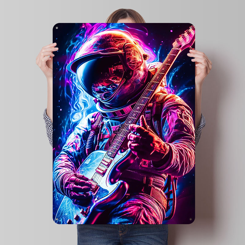 Space Music Printed Poster Cus - Retro Gaming Space 评论和价格