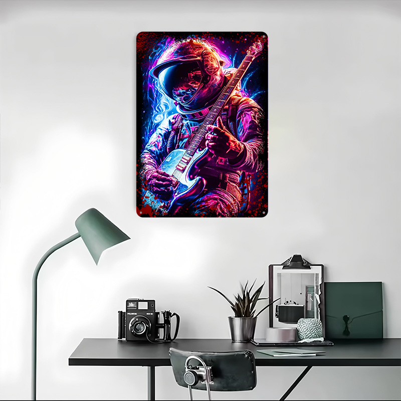 Space Music Printed Poster Cus - Retro Gaming Space 评论和价格