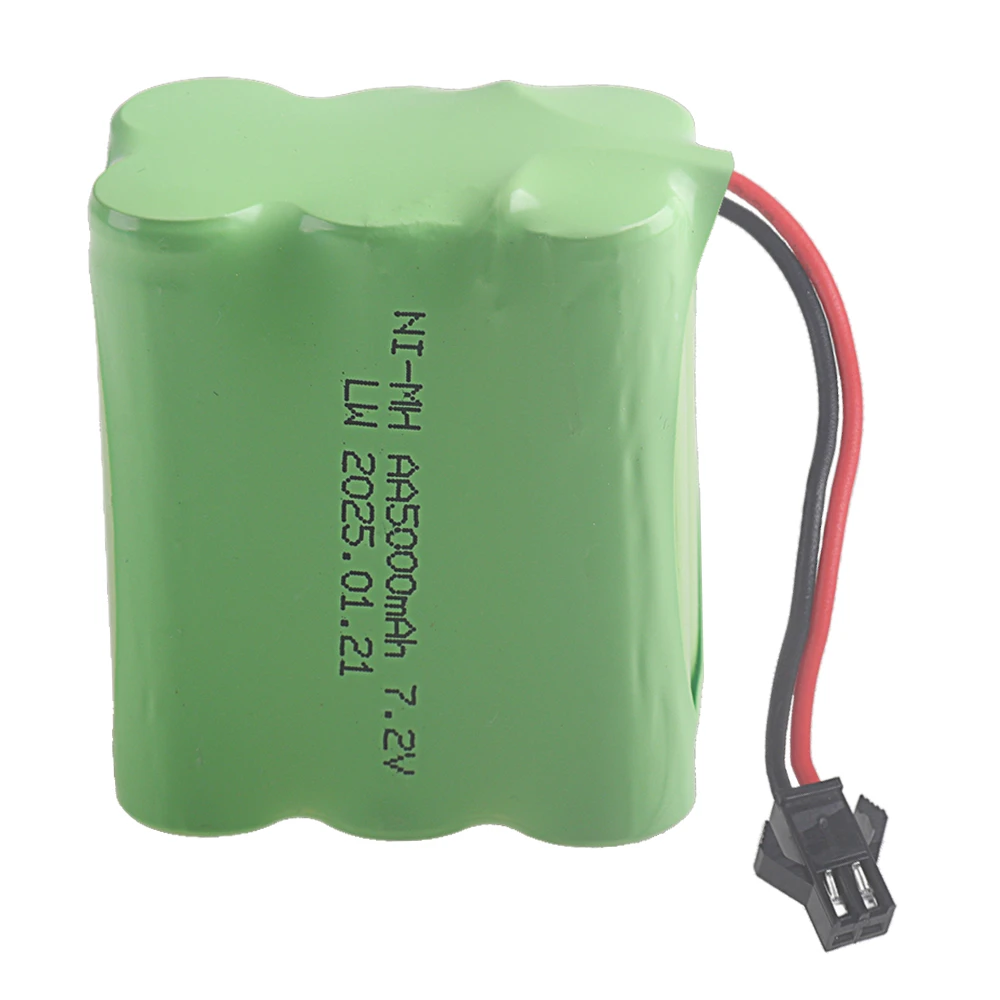 (SM-2P Plug) 7.2V 5000mah NiMH - Rechargeable Battery Aa 评论和价格
