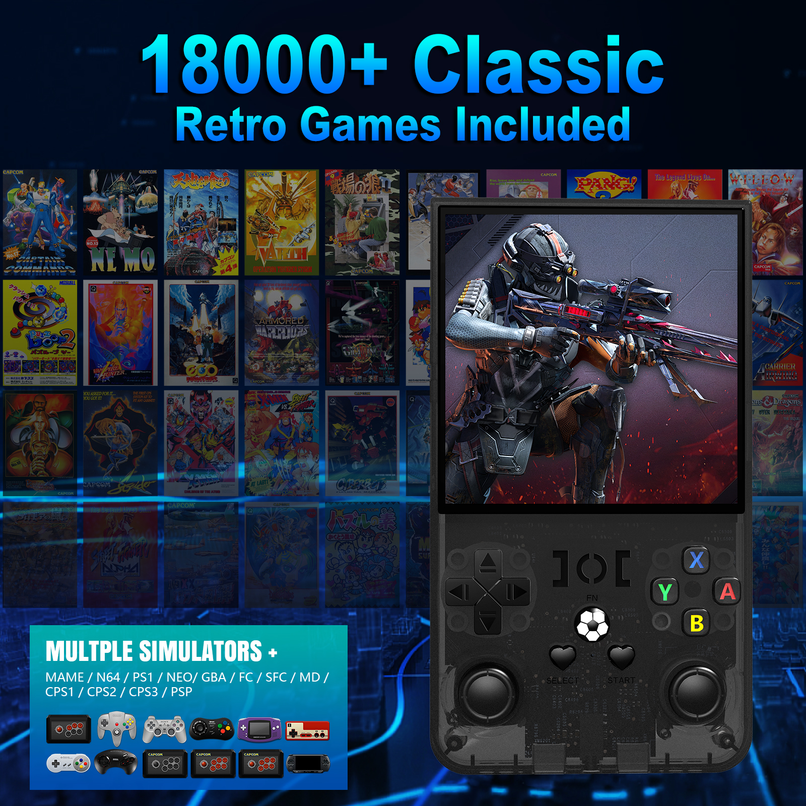 Open Source R36MAX Portable Vi - Retro Gaming Arcade Console 评论和价格