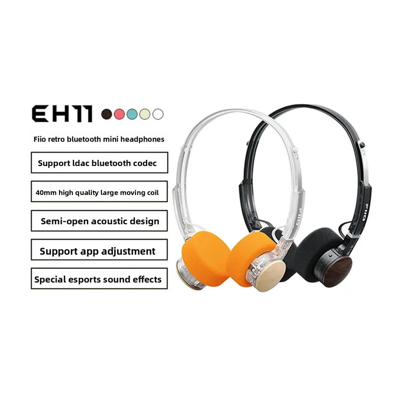 FiiO EH11 Wooden Bowl Retro Bl - Retro Gaming Headset 评论和价格