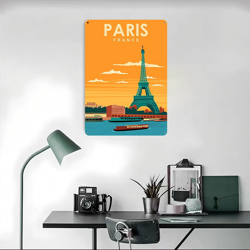 Paris France Travel Printed Po - Retro Gaming France 评论和价格