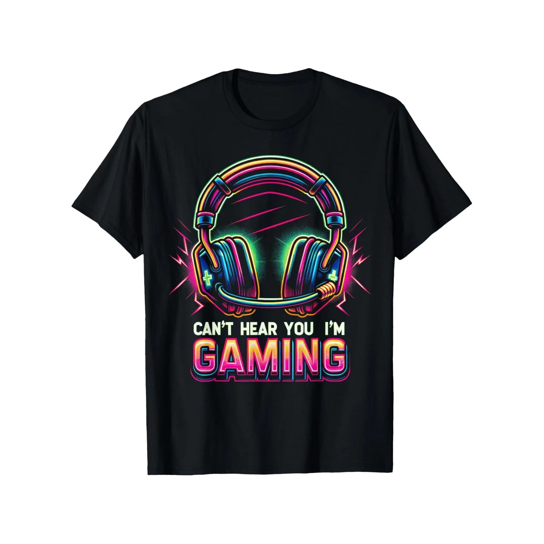 Can't Hear You Im Gaming Graph - Retro Gaming Headset 评论和价格