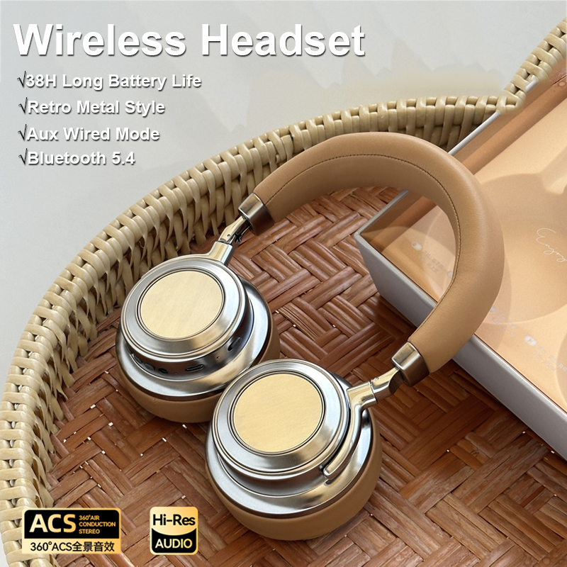 Bluetooth 5.4 Metal Retro Head - Retro Gaming Headset 评论和价格