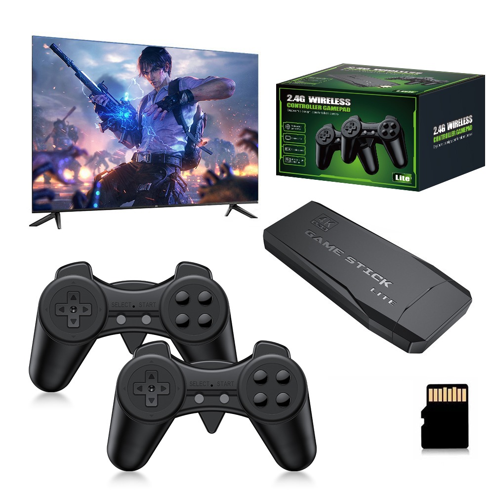 Portable 4K Retro Game Stick C - Retro Gaming Arcade Console 评论和价格