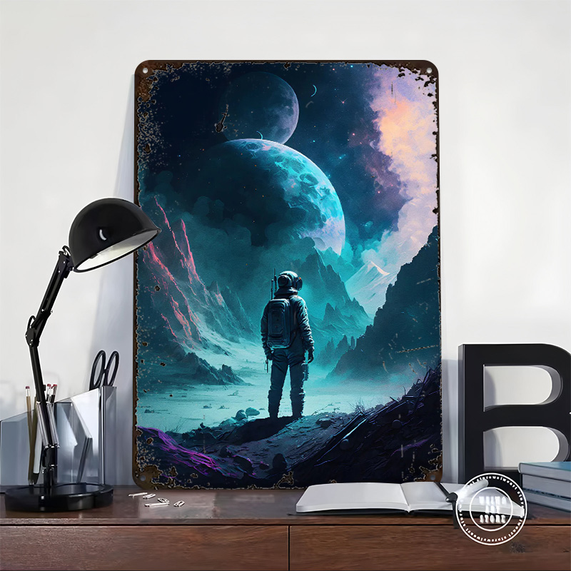 Astronaut in Space Printed Pos - Retro Gaming Space 评论和价格