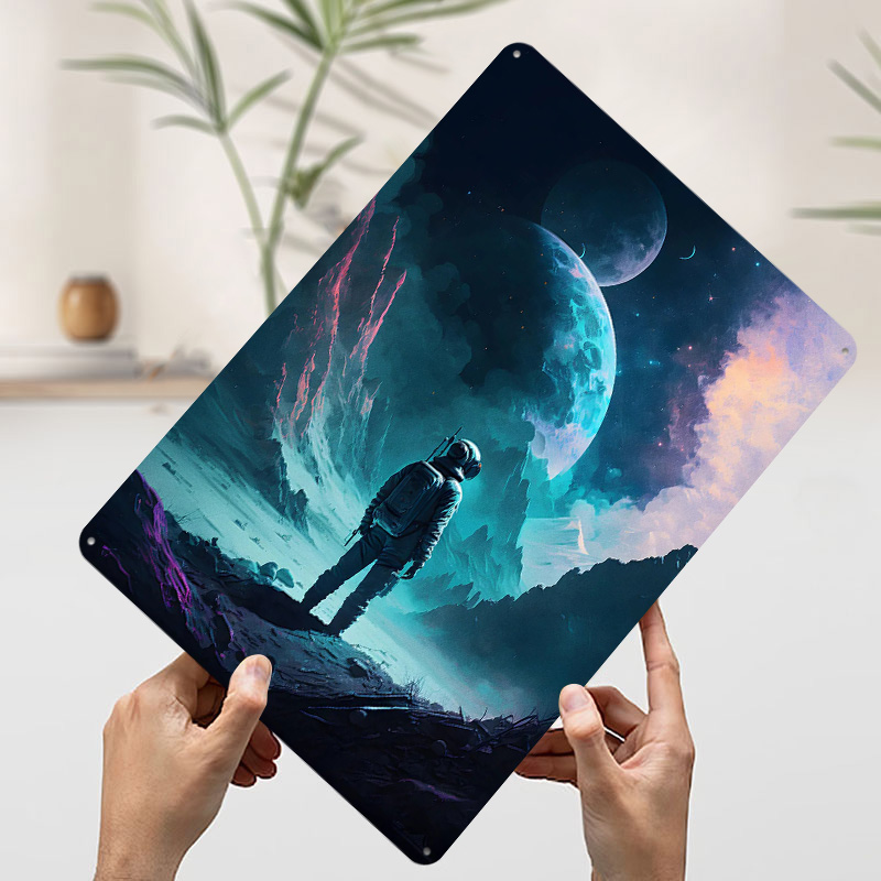 Astronaut in Space Printed Pos - Retro Gaming Space 评论和价格