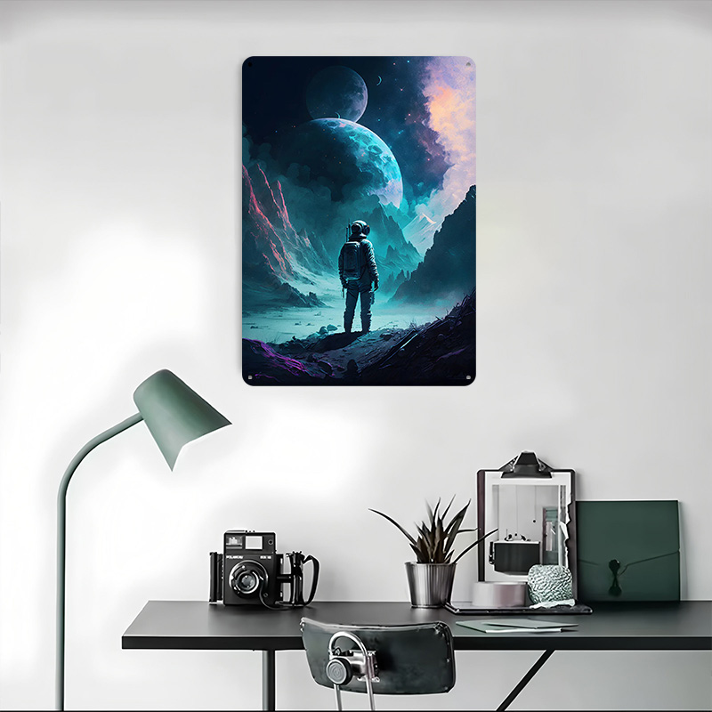 Astronaut in Space Printed Pos - Retro Gaming Space 评论和价格