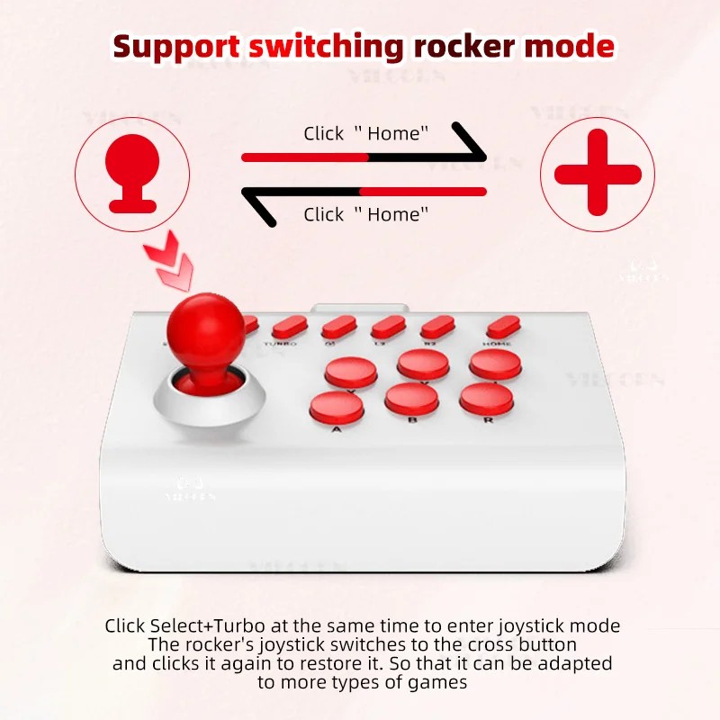 Arcade Joystick Wireless Gamin - Arcade Stick Joystick 评论和价格