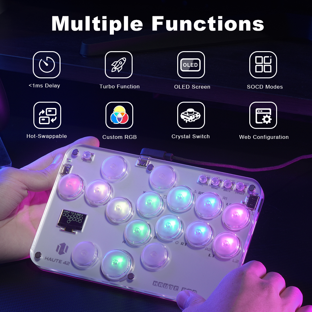 Haute42 Arcade Joystick Hitbox - Arcade Stick Joystick 评论和价格
