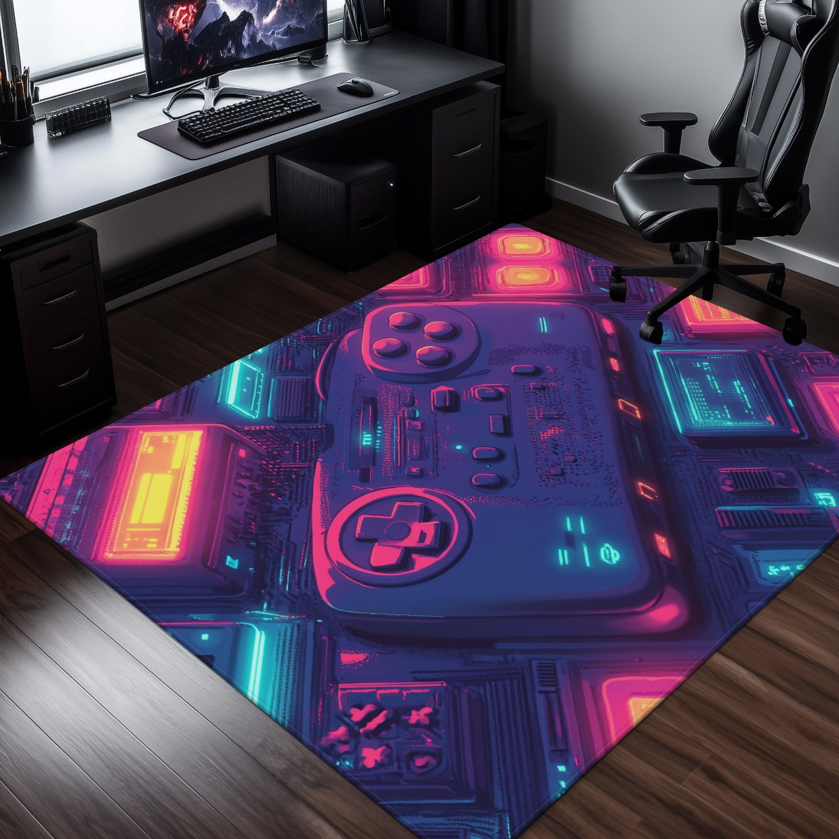 Neon Gamer Rug – Retro Game Co - Retro Gaming Space 评论和价格