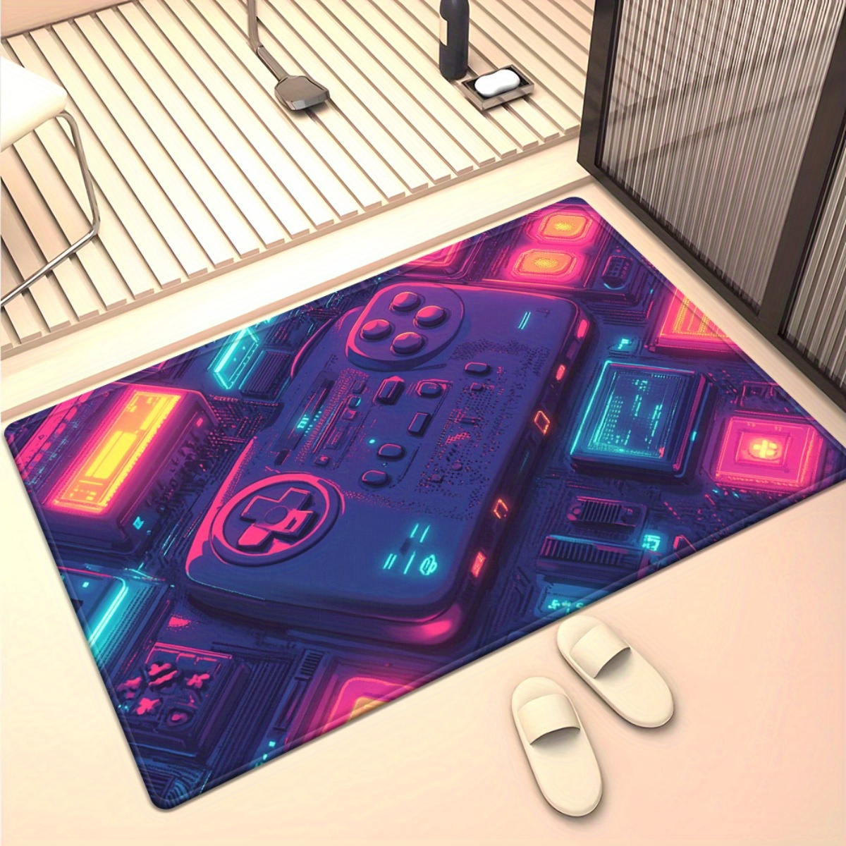 Neon Gamer Rug – Retro Game Co - Retro Gaming Space 评论和价格
