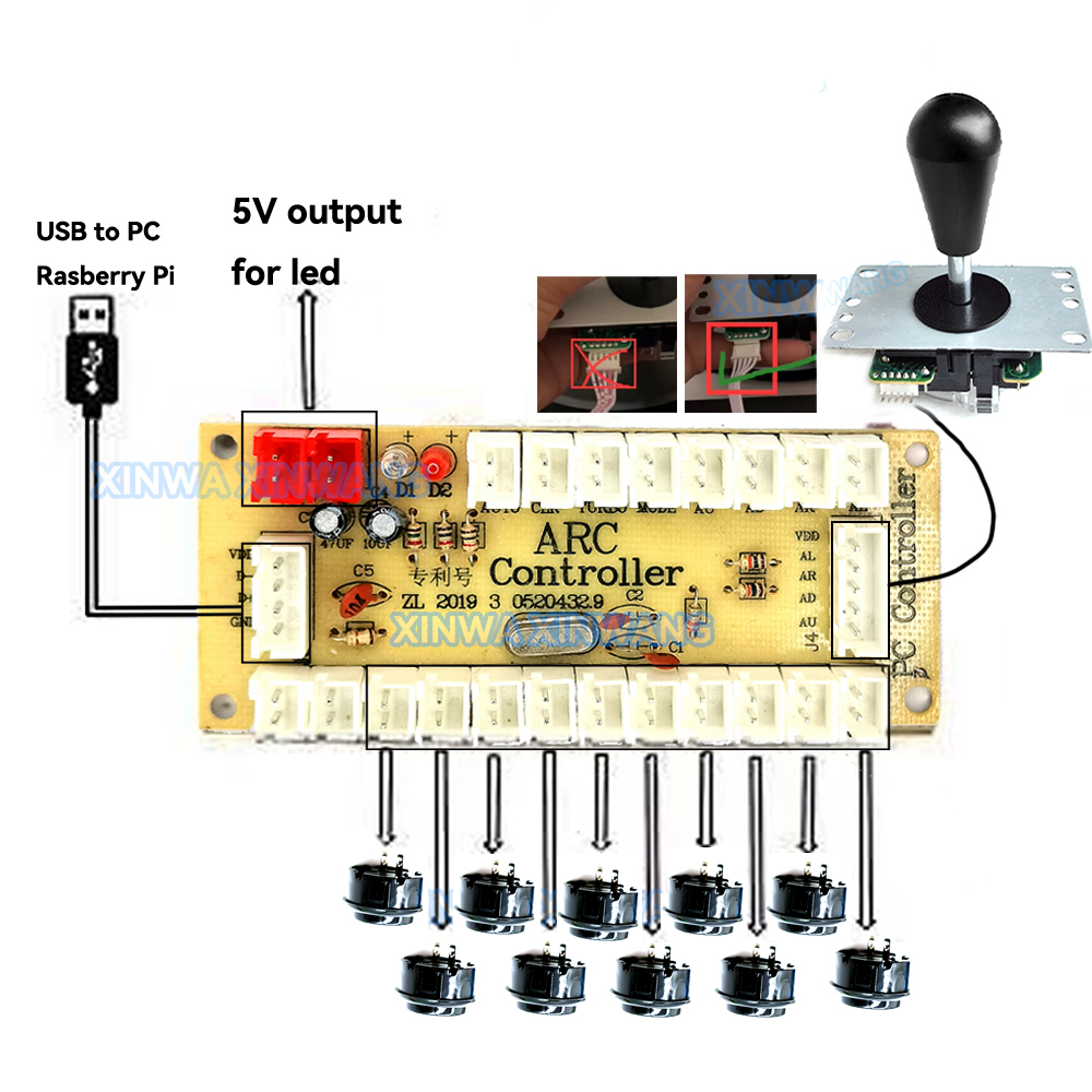 Arcade Joystick Copy SANWA Gam - Arcade Stick Joystick 评论和价格