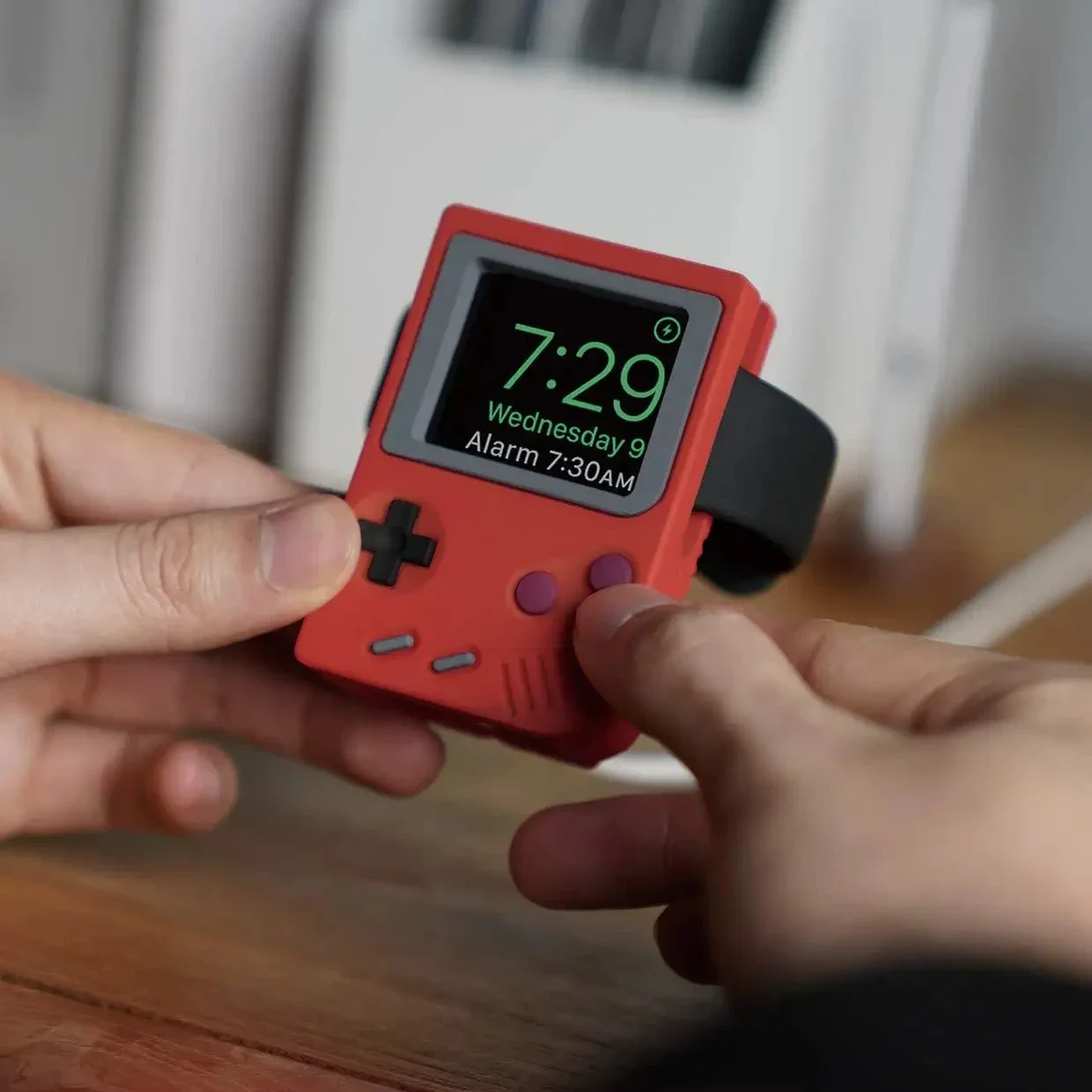 Silicone Holder for IWatch Cha - Retro Gaming Fun 评论和价格