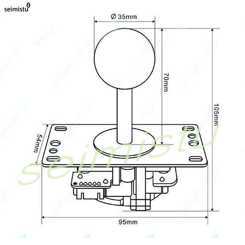 Joystick Copy Sanwa arcade Joy - Arcade Stick Joystick 评论和价格