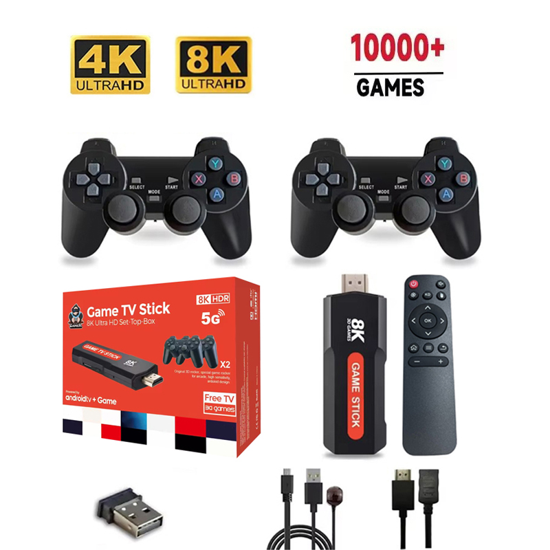 X2 Game Stick HD 4K 8K 3D Cons - Retro Gaming Raspberry Pi 评论和价格